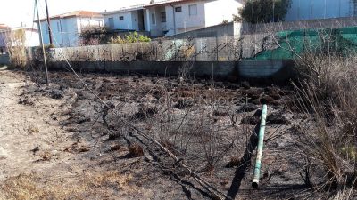 Danni dell'incendio e Posada