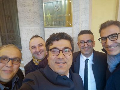 Gli amministratori nuoresi a Roma