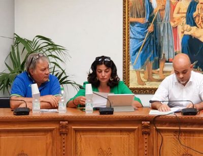 I rappresentanti della CIa con l'assessore Murgia