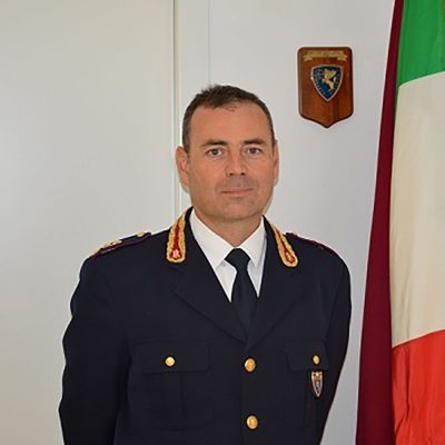 Il comandante della Polizia stradale di Nuoro Giacinto Mattera