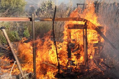 Incendio a Posada
