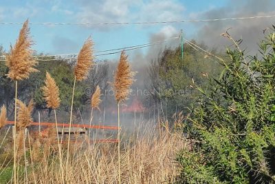 Incendio a Posada