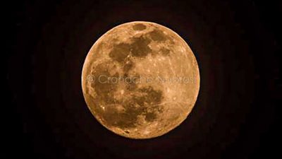 La prima Suoer Luna del 2020 (foto Elia Carai)