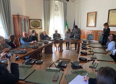 La riunione in Prefettura