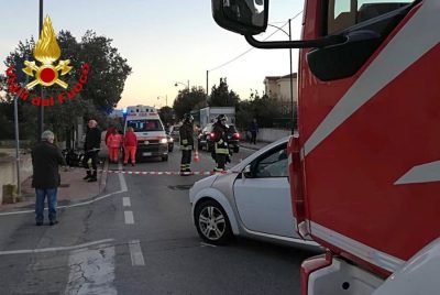 La scena dell'incidente