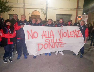 La manifestazione in onore della donna uccisa