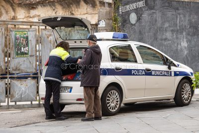 Emergenza Coronavirus, controlli di Polizia (© foto S.Novellu)