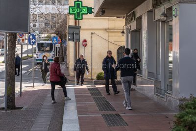 Emergenza Coronavirus. In via Manzoni a Nuoro (© foto S.Novellu)