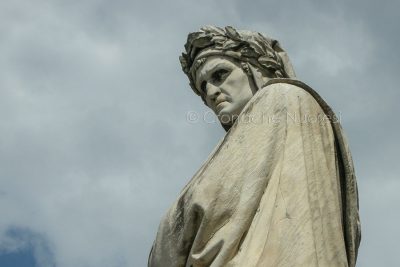 Firenze, monumento a Dante Alighieri a Santa Croce (foto S.Novellu)