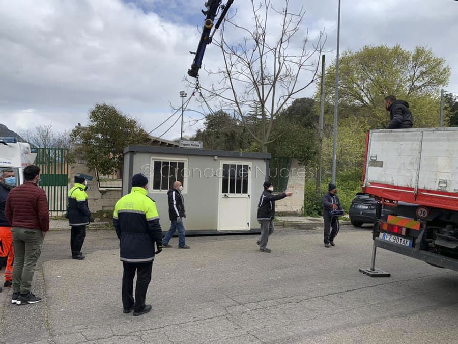 Coronavirus. Grazie a sportivi e amministratori il 118 GIES di Nuoro si è dotato di una struttura di sicurezza