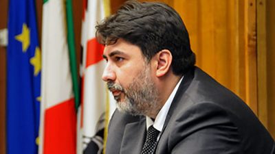 Il presidente della Regione Sardegna Christian Solinas