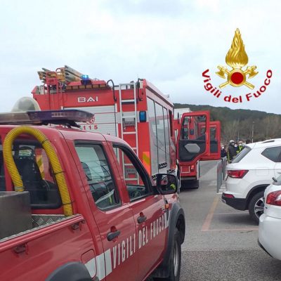 Incendio al San Francesco di Nuoro