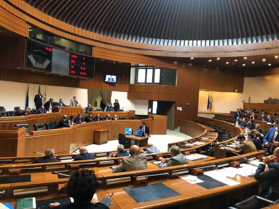 La seduta in Regione