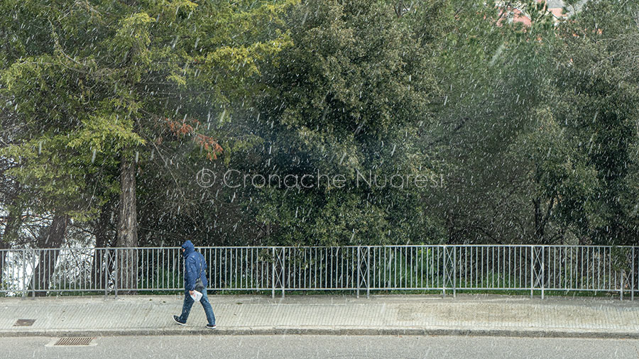 E a Nuoro, nonostante il Coronavirus, arrivò la neve