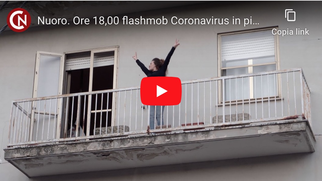 Coronavirus. A Nuoro, in piazza Veneto, un flashmob sonoro per sentirci più vicini – VIDEO