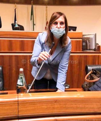 L'assessore al Lavoro Alessandra Zedda