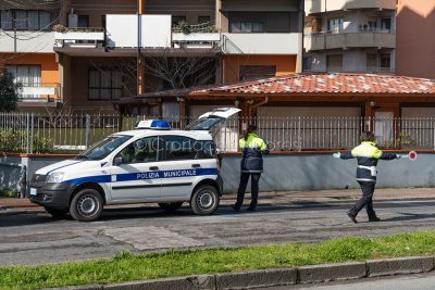 Coronavirus. Controlli di Polizia (foto S.Novellu)
