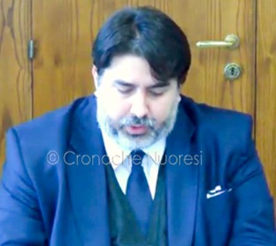 Il presidente della Giunta Christian Solinas
