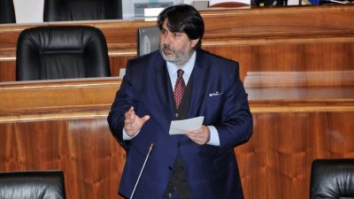 Il presidente della Regione Christian Solinas