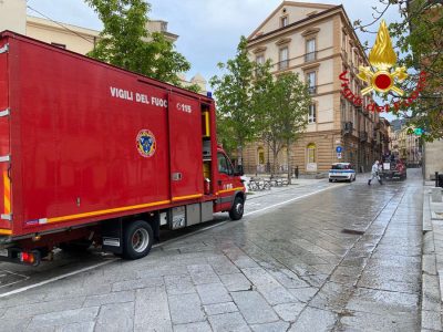Intervento di sanificazione vie a Lanusei