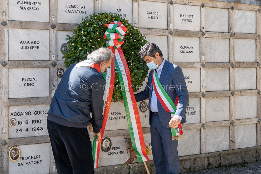Nuoro celebra il 25 aprile al sacrario militare del cimitero comunale: appuntamento alle 10,00