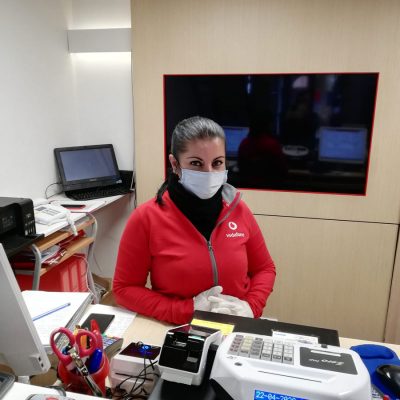 Lo staff Vodafone Go Next degli Store di Nuoro e Cagliari