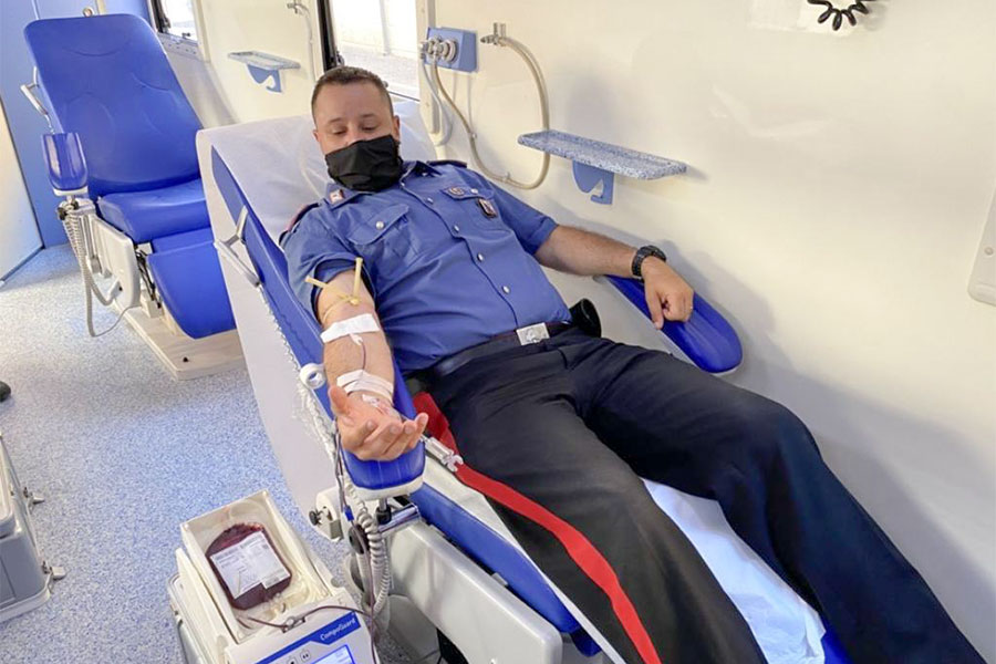 I Carabinieri in prima linea per la donazione del sangue: raccolte 25 sacche