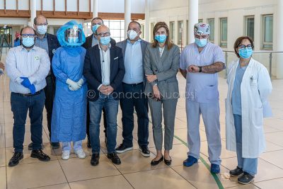Coronavirus. La Giornata dell'infermiere al San Francesco di Nuoro (foto S.Novellu)