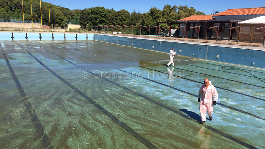 Lavori alla piscina di Farcana: i cancelli riaprono a metà giugno