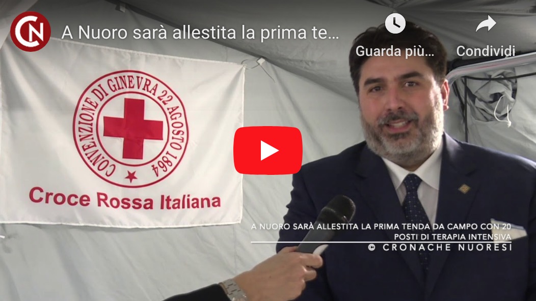 A Nuoro sarà allestita la prima tenda da campo con 20 posti di Terapia intensiva