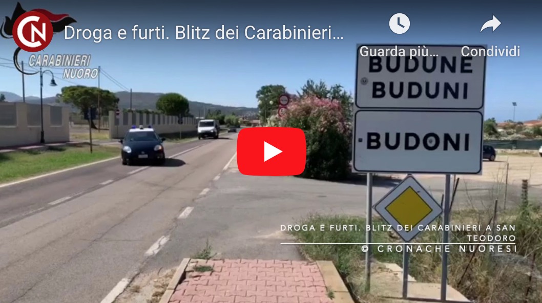Droga e furti. Blitz dei Carabinieri a San Teodoro: 9 misure cautelari – Video
