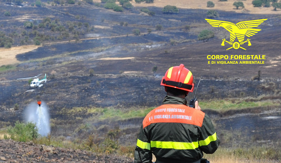 Piromani scatenati: 18 incendi oggi in Sardegna