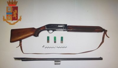L'arma rinvenuta alla Caletta