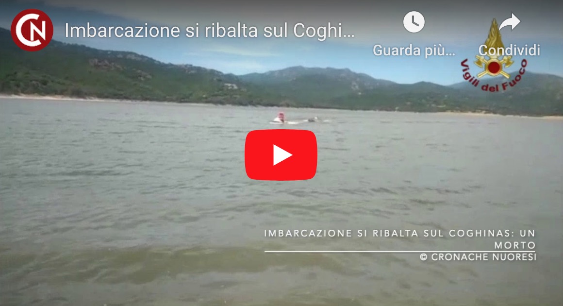 Tragedia nelle acque del Coghinas: imbarcazione si ribalta e muore un turista – VIDEO