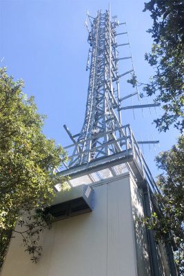 L'antenna sull'Ortobene