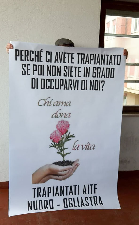 I Nuoresi figli di una sanità minore: l’appello inascoltato dei trapiantati di fegato