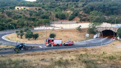 La scena dell'incidente a Mughina