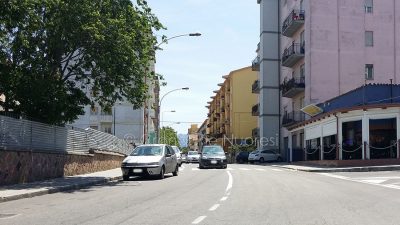 Nuoro, via Martiri della Libertà (foto Cronache Nuoresi)