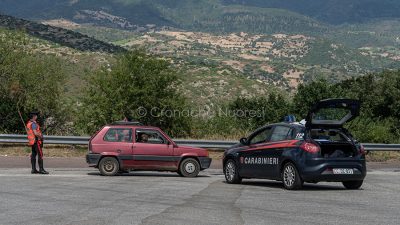 Orgosolo. Controlli dei Carabinieri durante la fuga di Mesina (© foto S.Novellu)