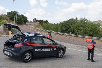 Orgosolo. Controlli dei Carabinieri durante la fuga di Mesina (© foto S.Novellu)