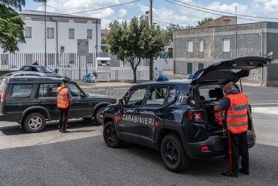 Orgosolo. Controlli dei Carabinieri durante la fuga di Mesina (© foto S.Novellu)