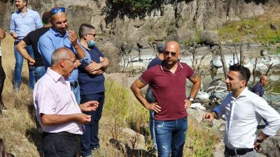 Sopralluogo sul lago Omodeo