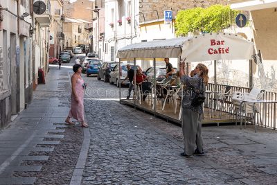 Turisti a Orgosolo (foto S.Novellu)