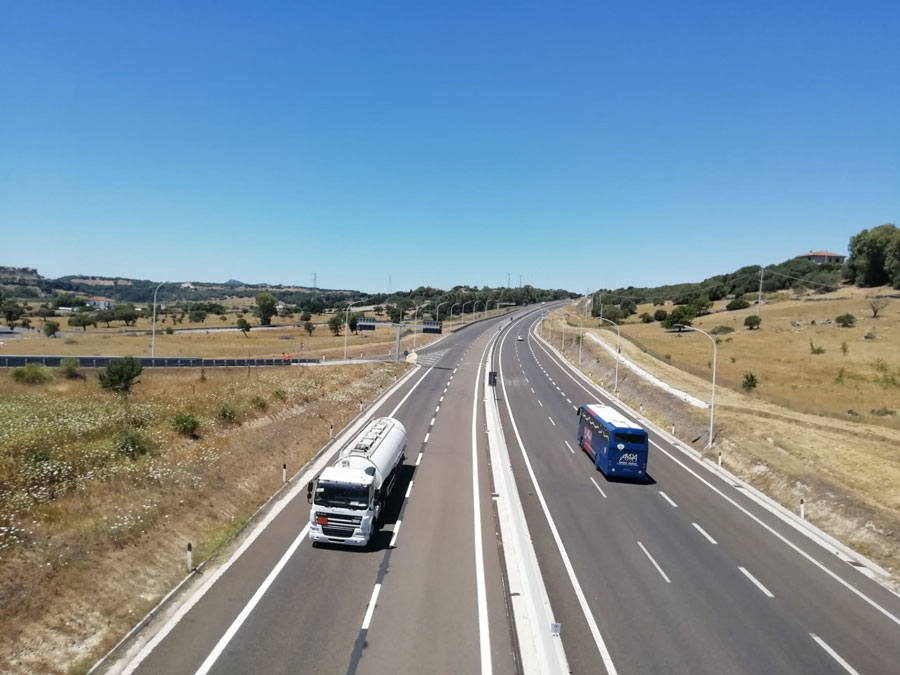 Regione Sardegna. Realizzato il nuovo tratto di strada della Sassari -Olbia