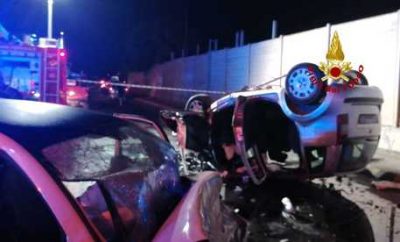 Cagliari, la scena dell'incidente