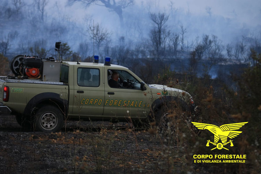 Proseguono le operazioni di bonifica a Seulo dopo l’incendio a “Ponte Barzolai”
