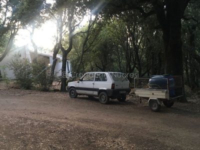 Monte Ortobene, cisterna per il rifornimento idrico