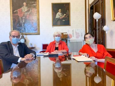 Francesco Marongiu prorettore, Maria Del Zompo Rettore , Maria Antonietta Rete Ad Adiuvandum