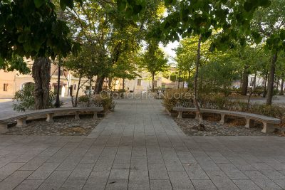 Nuoro, giardino della Cattedrale in abbandono (foto S.Novellu)