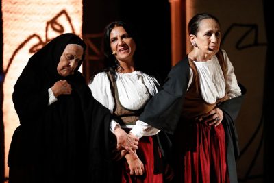Una scena dello spettacolo teatrale 